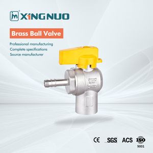 Brass Gas Ball Valve with Nickel Plating AV1010-F