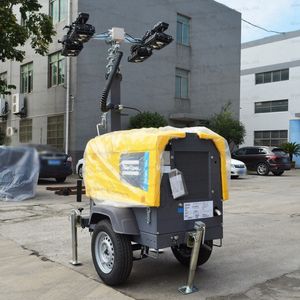 Atlas Copco LED Light Tower V4/V4+/V54100K Neutral White Ra504X120wac Mobile Emergency Smart Mast