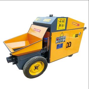 Concrete Trailer Pumps Small Construction Machinery Portable Mini Concrete Pump