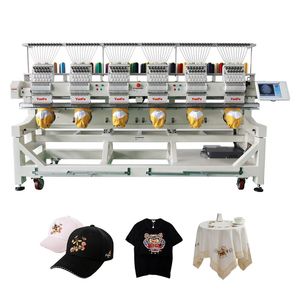 China Manufacturers Wholesale Price Dahao A18 Computer 6 Heads Computerized Embroidery Machine for Cap Sock Shirt