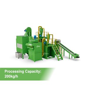 Automatic PCB Recycling Machine Line for Scrap Electronic Board Copper Plastic Separation