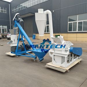 Electric Sawdust Pellet Mill Lineperfect for Rice Husk and Wood Waste