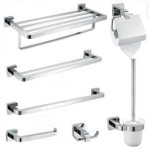 Stainless Steel Matte Black Toilet Bathroom Accessories Set