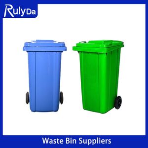 Waste Bin100L/120L/240L/360L Customize Color Large Outdoor Public HDPE Recycle Dustbin Pedal Plastic Rubbish/Trash/Wheelie/Garbage/Waste Bins with Lid and Wheel