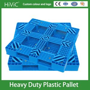 Export Double Face White Industrial Stacking Heavy Duty 1200X1000 1200X800 Euro Single Faced Stackable Easy Cleaning Recycle Durable Plastic Pallet for Storage