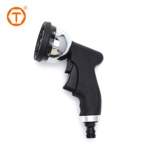 High Quality Garden 10 Pattern Hand Hose Pipe Spray Metal Water Gun with Adjustable Nozzle