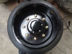 Factory Directly Price Press on Solid Tire 22X12X16 for Milling Machine