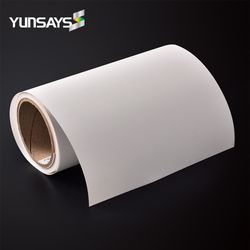 Custom White Gloss PP Film Inkjet Label Sticker Continuous High Glossy Custom Sticker Label Roll for Inkjet Printer