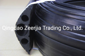 3 Channels Cable Hump Rubber Cable Protector Stand 3-5 Tons Cable Cover