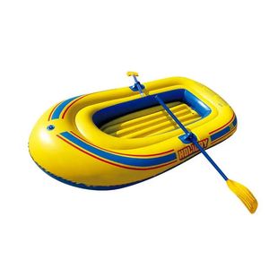 Inflatable Rafts Set for Adult Inflatable Fishing Boat 1-4 Person Boat