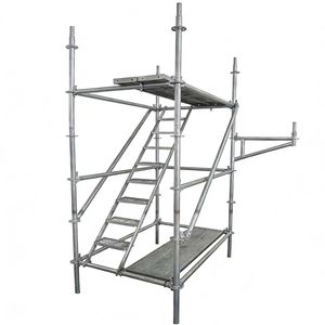 HDG Q235 Modular Ringlock Frame Scaffold Parts and Scaffolding for Building Construction