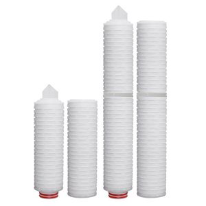 PP Polypropylene Folding Filter Cartridge 10 20 30 40 Inch Precision Filter Cartridge 222 226 Alcohol Optical Water Treatment