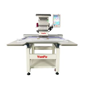 Big Working Area Single Head Embroidery Machine Computer 12/15 Needles