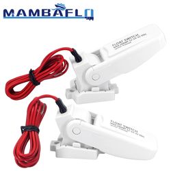 Mambaflo Factory Float Switch 12V 24V DC Automatic Bilge Pump Float Switch Water Level Control for Marine Boat RV Yacht Pump Parts Sewage Pump