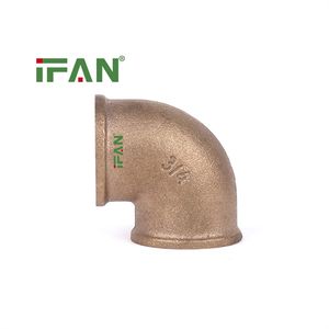 Ifan Free Sample Bronze Fitting Threaded Fitting for Tube Male to Female Thread Pipe Connectors Fitting