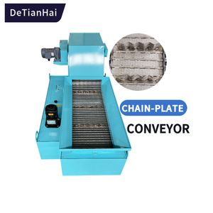 CNC Hinged Belt Chain Plate Chip Conveyor Collecting CNC Machine Debris