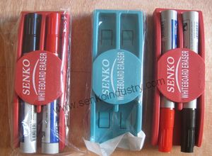Magnetic Whiteboard Eraser with Pen Holder