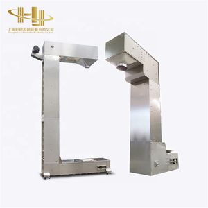 Durable Modular Z Type Food Conveyor with Adjustable Speed for Granules Peanut Candy