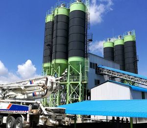 Factory Direct Supply Hzs90 Concrete Mixing Plant 90 M3/H Output