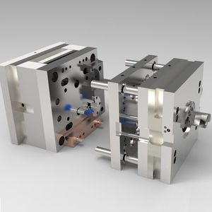 High Precision Plastic Injection Mould Spare Parts, Cheap CNC Machining Mould