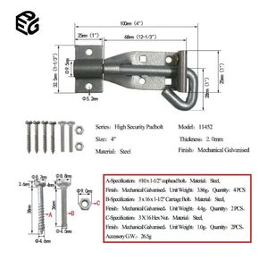 Factory Direct Delivery Hardware Accessories Bolt Accessories for Door & Window
