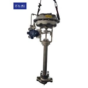 Wholesale Custom Marine Valve Stainless Steel CF8m Pneumatic Regulating LNG LPG Welded Single Seat ISO 28921-1 Certified Factory Supply