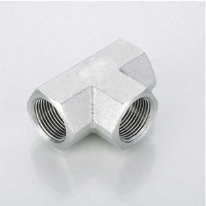 GB-Pk Hydraulic Inch G Thread Female Tee Fitting 1/4 3/8 1/2 3/4 1 Inch Adapter