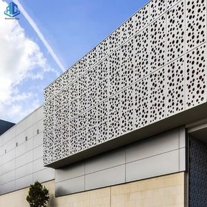 Laser Cut Building Material Metal Curtain Wall Cladding Aluminum Facade Privacy Sandwich Screen Fence Panel