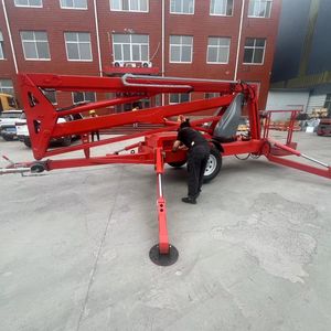 16m Towable Boom Lift Aerial Work Platform Spider Lift