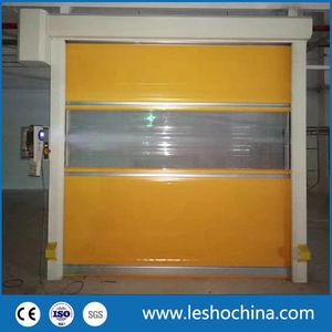 Food Grade PVC Fabric High Speed Fast Rapid Roller Shutter Door for Food Processing Factory