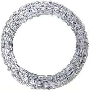 Hot Galvanized PVC Coated Bto22 Cbt65 Cross Razor Barbed Wire for Protection