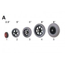 Wheelchair Parts Wheelchair Wheel Wheelchair Spare Parts 22" Wheelchair PU Solid Tire Manual Wheelchair PU Solid Tire Back Wheel Wheelchair Footrest
