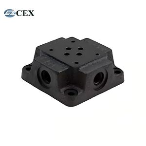 Nodular Cast Iron/Qt700/Qt800 Green Sand Casting Electroplated Hydraulic Manifold Block