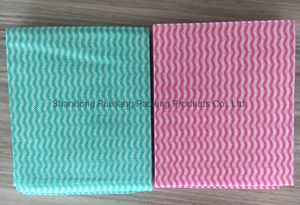 Made in China 80% Viscose + 20% Polyester Disposable Kitchen Wipes Kitchen Cleaning Towel
