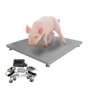 Ls-1 1000kg 1.2*1.2m Electronic Animal Floor Cattle Weighing Scale