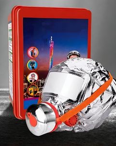 High Quality Aluminum Foil Material Fire Escape Protective Breathing Face Gas Mask