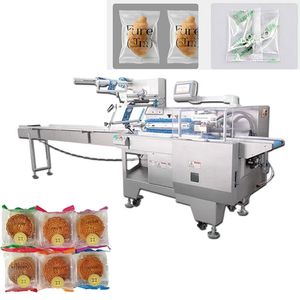 Small Horizontal Pillow Granola Cereals Chocolate Bar Food Packaging Machine