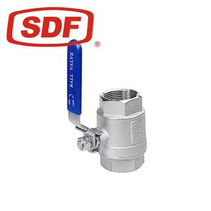 Premium Industrial Stainless Steel 2-Piece Threaded Ball Valve
