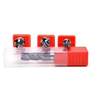 Obt Carbide Roughing End Mill 3/4 Flute HRC55 Tisin Coated
