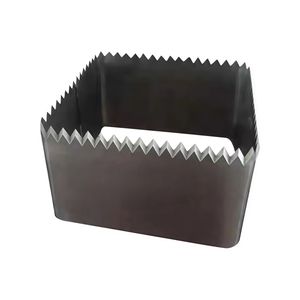 High Efficiency Stainless Steel Food Grade Packaging Machinery Parts Serrated Zigzag Blade
