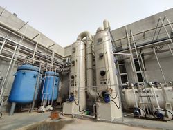 Industrial Air Filtration Equipment Spray Scrubber Acid Chlorine CO2 So2 Exhaust Gas Purification Wet Scrubber