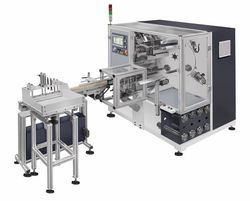 Rt-330 Auto Laoding Non Stop Label Sticker Slitting Turrent Rewinding Machine