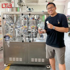 Advanced Toothpaste Hand Cream Gel Sanitizer Filler Packing Machinery Plastic Aluminum Ultrasonic Tube Filling Sealer Machine