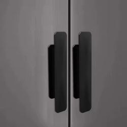 Self-Adhesive No Drill Door Handle for Sliding Cabinet Glass Door