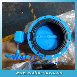 Worm Gear Flange Butterfly Valve with EPDM Seat