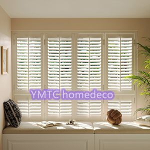 Factory Direct Sale Tier on Tier Window Shades Interior Plantation Shutter Blinds