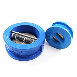 Premium DN502 Pn16 Double Disc Butterfly Check Valve for Easy Installation