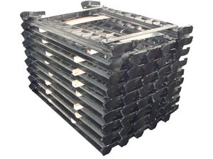 High Manganese Steel Casting Apron Feeder Pans for Crushers