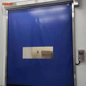 High Quality Durable PVC Shutter High Speed Zipper Door with Electronic Control System