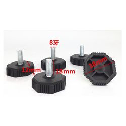 Furniture Accessories Table Chair Sofa Cabinet M8 Furniture Legs Wood Floors Leveling Leg Foot Screw-in Foot Pad Furniture Glide Plastic Leveling Foot Adjuster